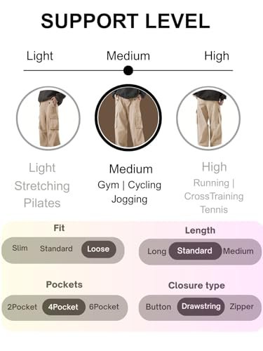 GRECIILOOKS Men's Loose Low Rise Cargo Pants | Baggy 6 Pocket Lower Pant | Casual Cotton Pents | Formal Trousers Brown - Image 3