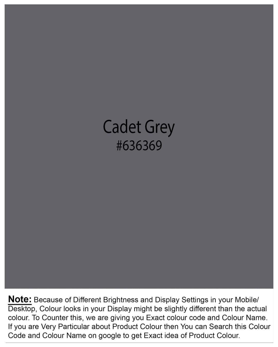 CB-COLEBROOK Men Regular Fit Solid Spread Collar Casual Shirt (X-Large, Cadet Grey) - Image 3