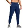 Nobero Men's Mid Rise Regular Fit Track Pants (1M-BWJG-R0084_Navy Blue_XL)