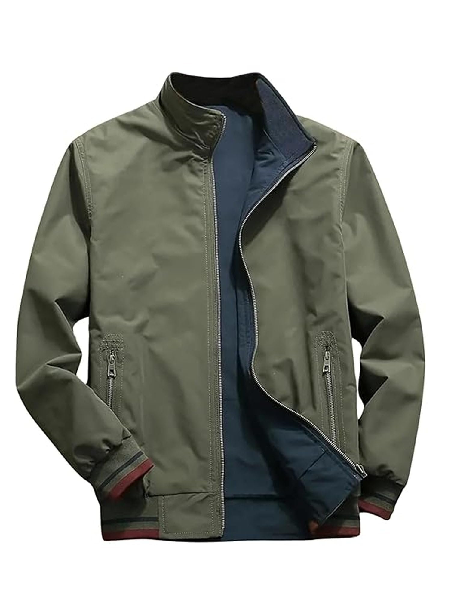 Lymio Jackets || Jacket for men || Lightweight Outwear Jacket (J-06-Green-M)