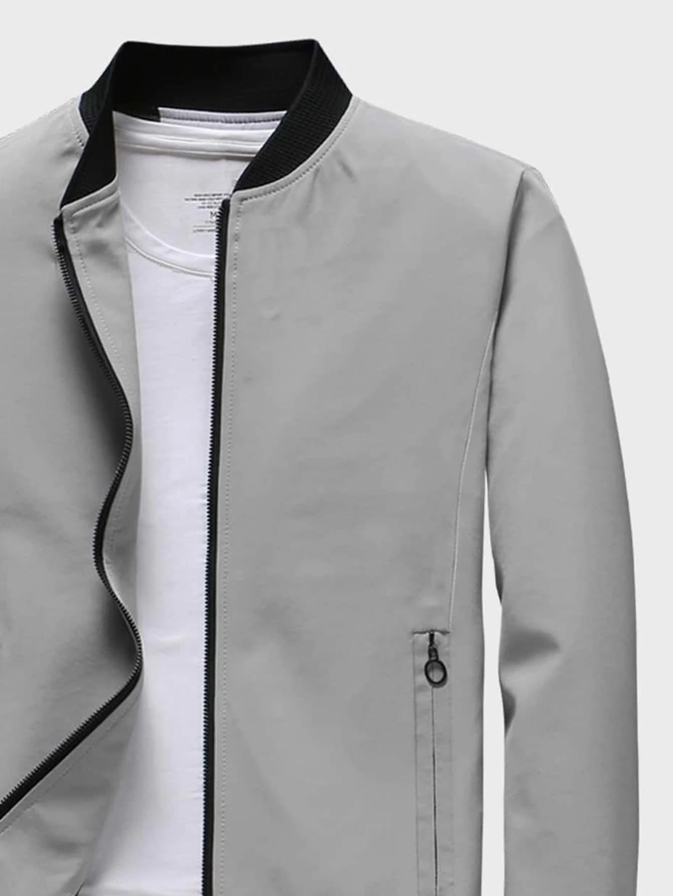 Lymio Jackets || Jacket for men || Lightweight Outwear Jacket (J-02-Grey-M) - Image 3