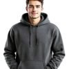 Glowic Men’s Hoodie | Oversized Stylish Sweatshirt for Winter Wear | Trendy Casual Hoodie for Men | Perfect for Gym, Travel, Streetwear Fashion (in, Alpha, L, Regular, Dark Grey)