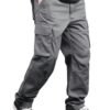 Lymio Men Cargo || Men Cargo Pants Cotton || Casual Cargos Pant (Cargo-46-Grey-M)