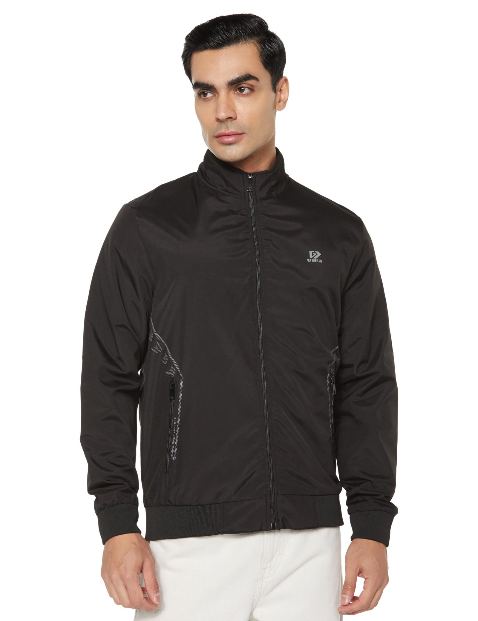 Qube by Fort Collins Men’s Windcheater Jacket – Stylish & Lightweight Year-Round Windbreaker Jacket for Men, Perfect for Layering