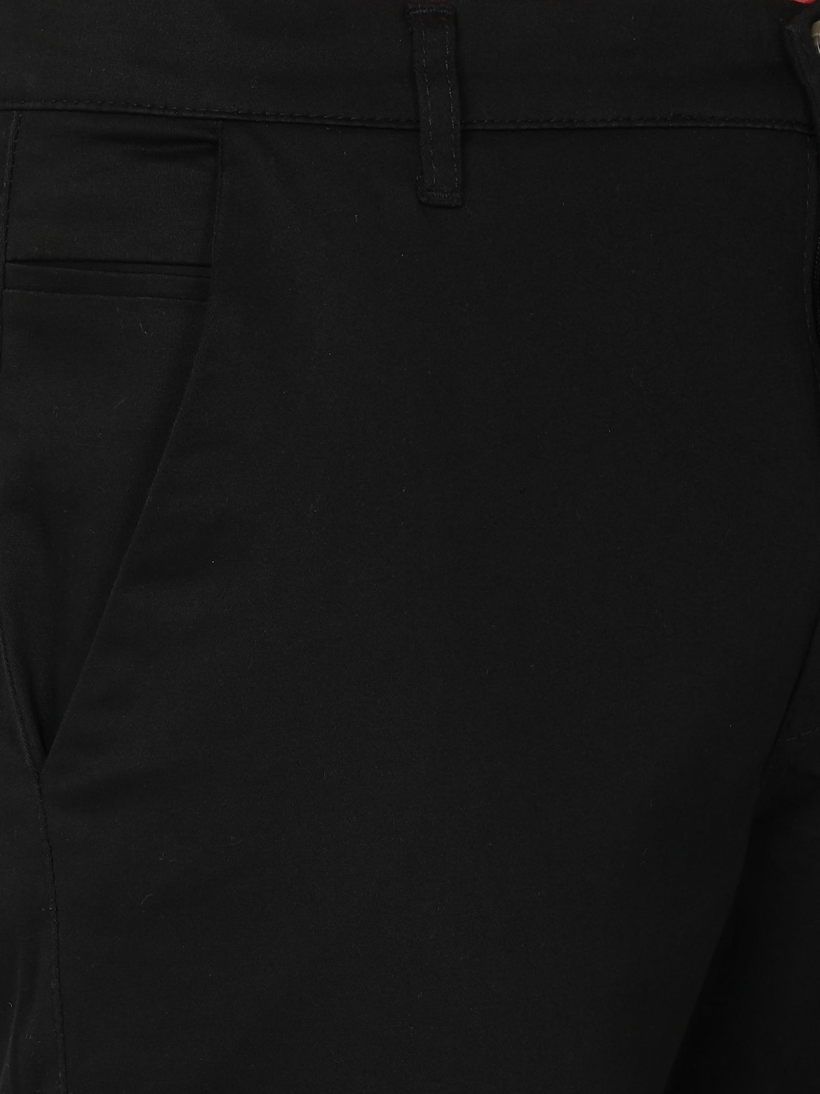 Miraan Men's Soft Cotton Regular-fit Mid-rise Casual Pants (SIGPANTBLACK44_Black_44) - Image 4